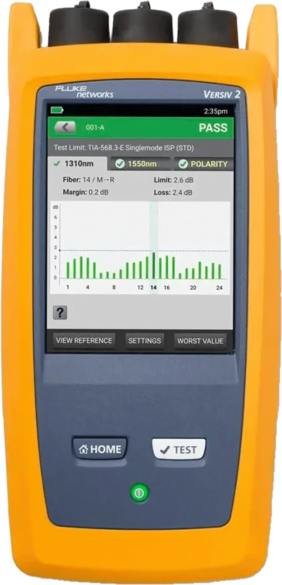 FLUKE NETWORKS CertiFiber Max Optical Loss Test Set